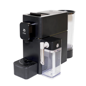 Капсульная кофемашина с молочным модулем RISE, черная